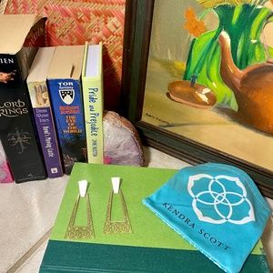 Kendra Scott Kase Gold Filigree Earrings